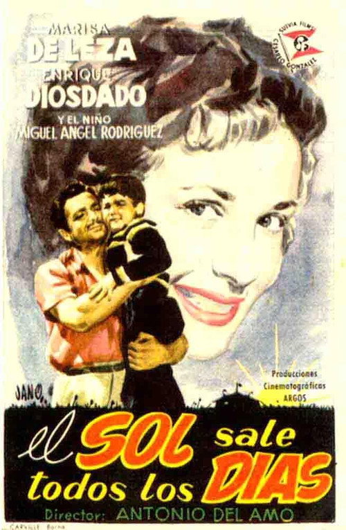 Movie poster for El sol sale todos los días (1958)