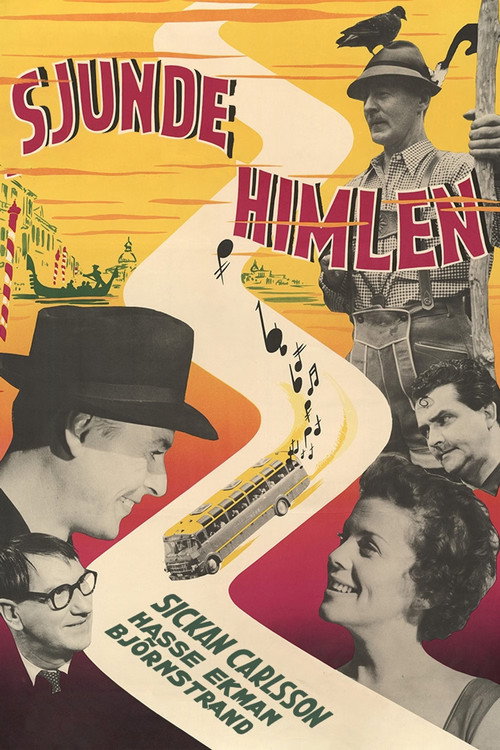 Movie poster for Seventh Heaven (1956)