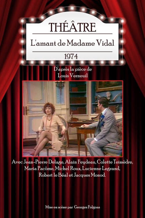Movie poster for L'Amant de madame Vidal (1975)