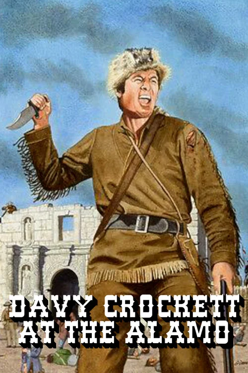 Movie poster for Davy Crockett at the Alamo (1955)