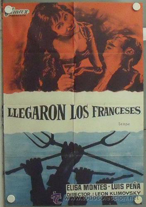 Movie poster for Llegaron los franceses (1959)