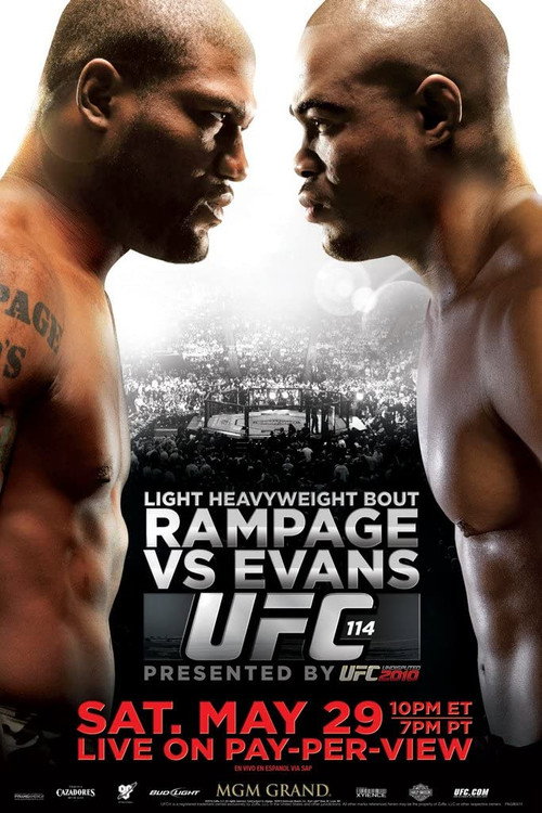 Movie poster for UFC 114: Rampage vs. Evans (2010)