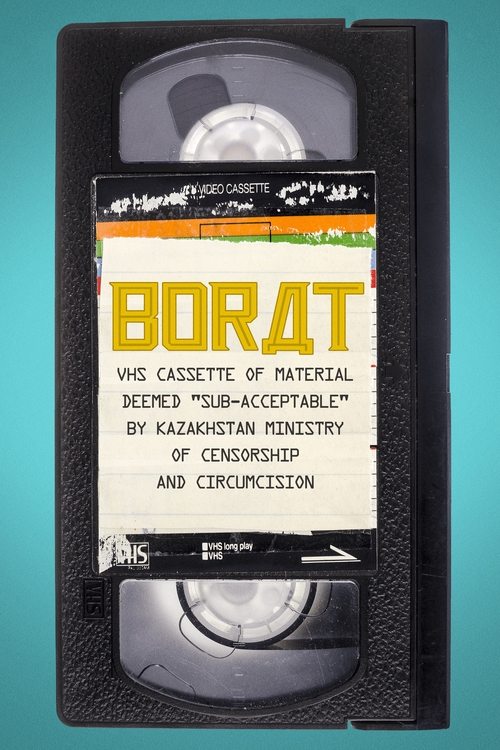 Movie poster for Borat: VHS Cassette of Material Deemed "Sub-Acceptable" by Kazakhstan Ministry of Censorship and Circumcision (2021)