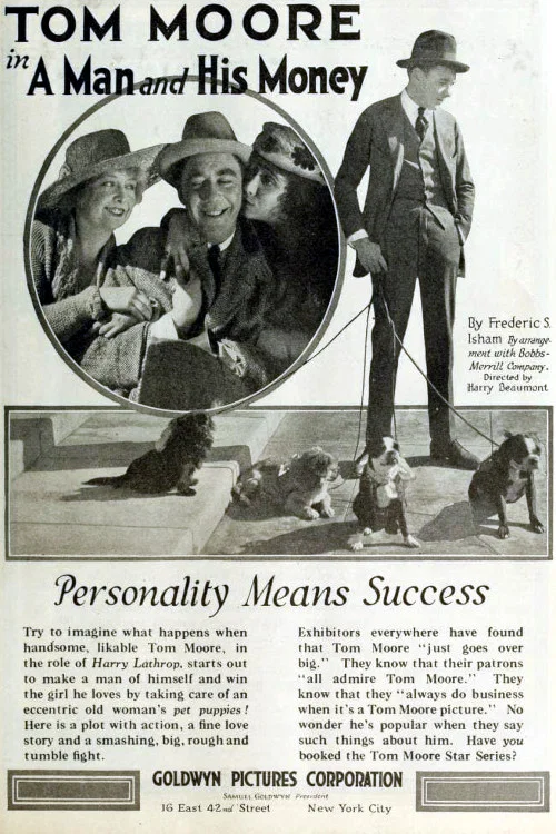 Movie poster for A Man And His Money (1919)