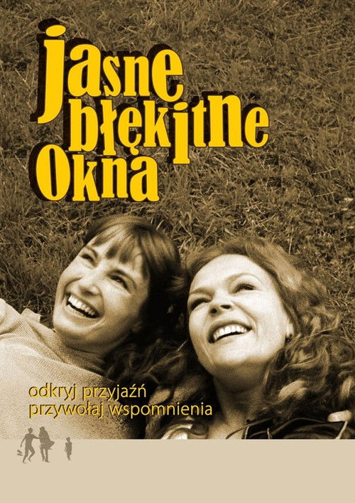 Jasne błękitne okna poster