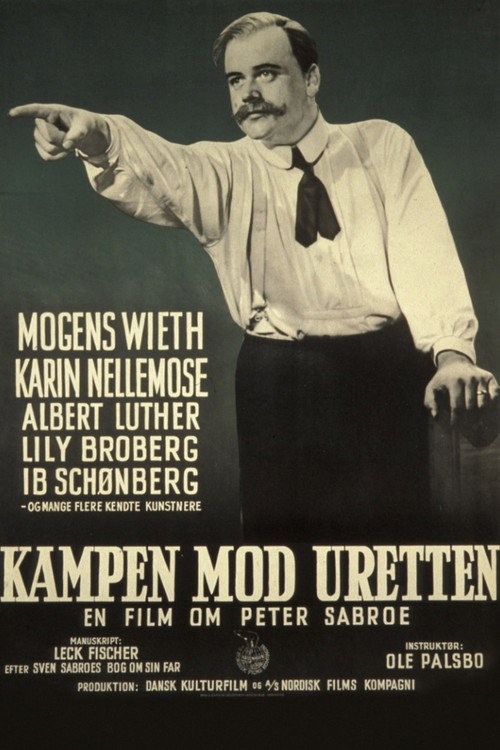 Movie poster for Kampen mod uretten (1949)