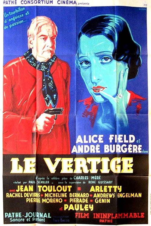 Movie poster for Le vertige (1935)