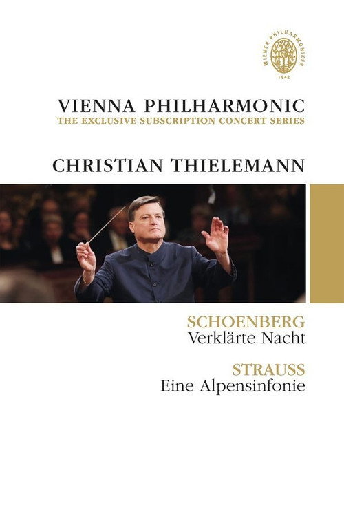 Movie poster for Vienna Philharmonic: The Exclusive Subscription Concert Series - Schoenberg: Verklärte Nacht / Strauss: Eine Alpensinfonie (2024)