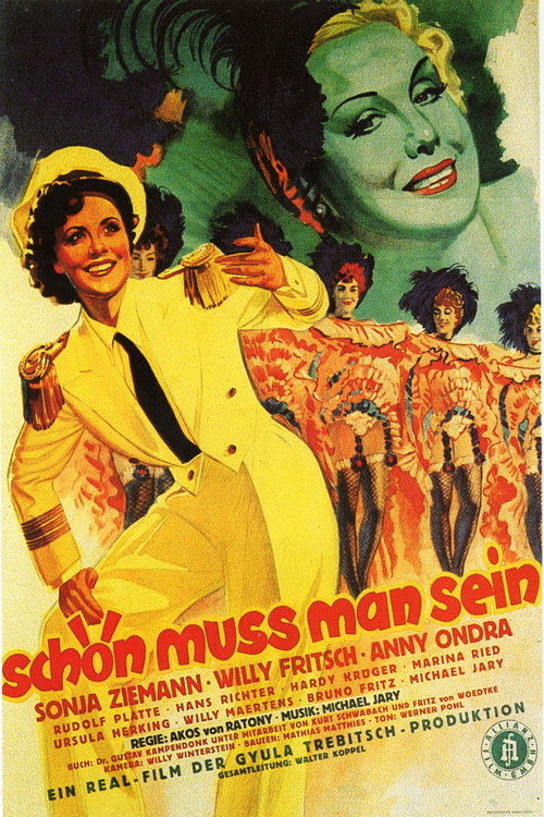 Movie poster for Schön muß man sein (1951)