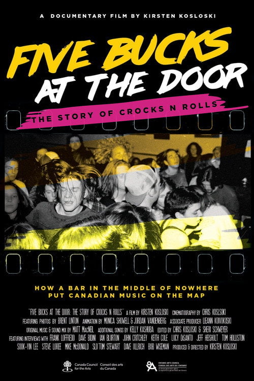 Movie poster for Five Bucks at the Door: The Story of Crocks N Rolls (2019)