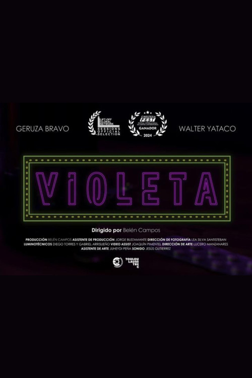 Movie poster for VIOLETA (2024)