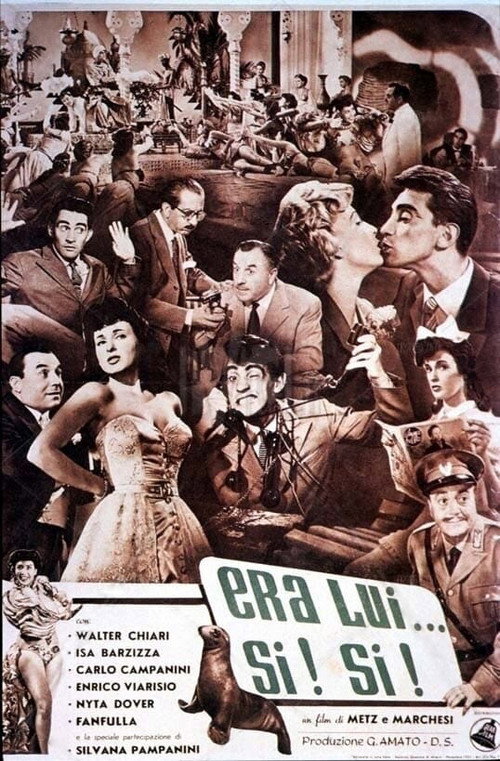 Movie poster for It's Him!... Yes! Yes! (1951)