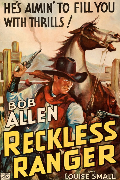 Movie poster for Reckless Ranger (1937)
