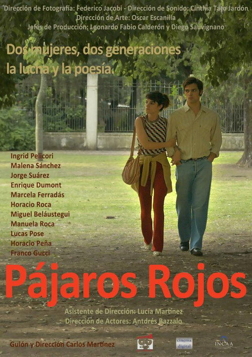 Movie poster for Pájaros rojos (2023)