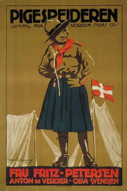 Movie poster for Pigespejderen (1918)
