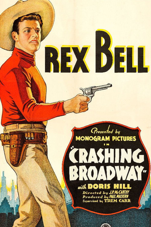 Movie poster for Crashing Broadway (1933)