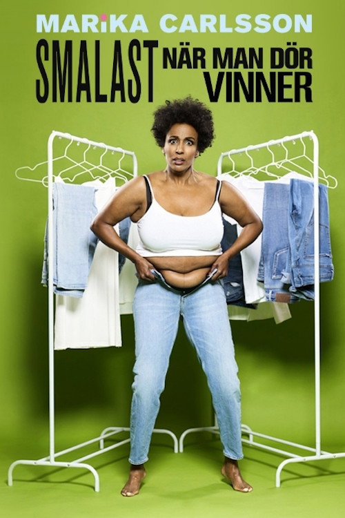 Movie poster for Smalast när man dör vinner (2023)