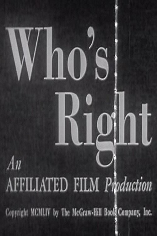 Movie poster for Who's Right? (1954)