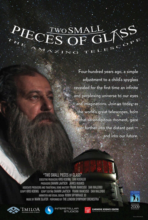 Movie poster for Two Small pieces of Glass - The Amazing Telescope (2016)