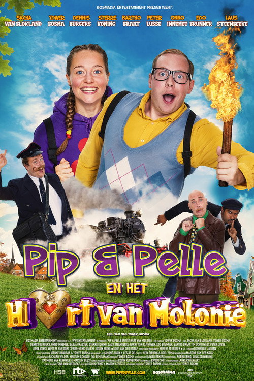 Movie poster for Pip & Pelle en het Hart van Molonië (2023)