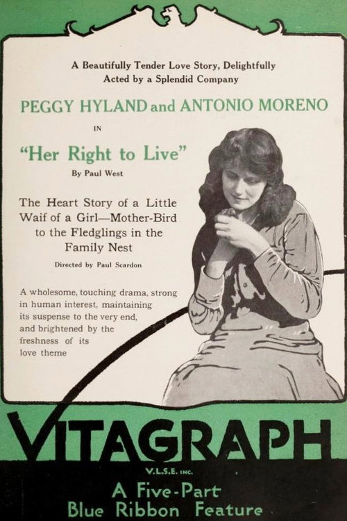Movie poster for Her Right to Live (1917)
