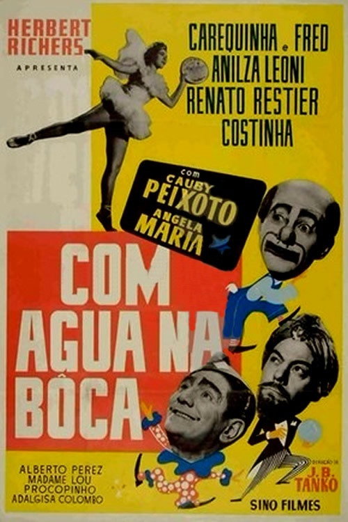 Movie poster for Com Água na Boca (1956)