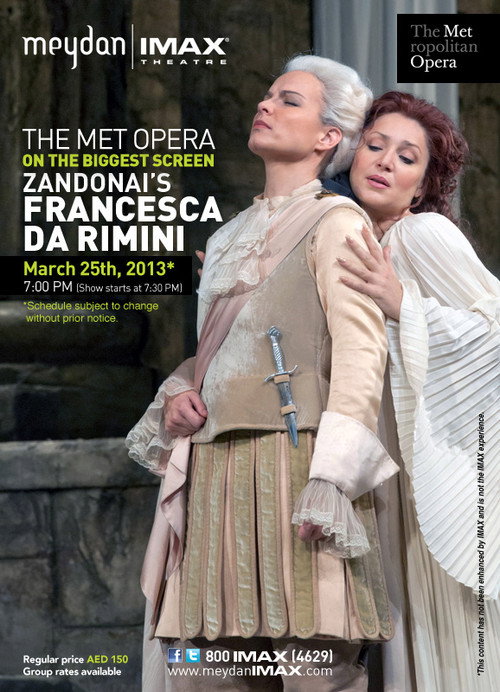 Movie poster for The Metropolitan Opera: Francesca da Rimini (2013)