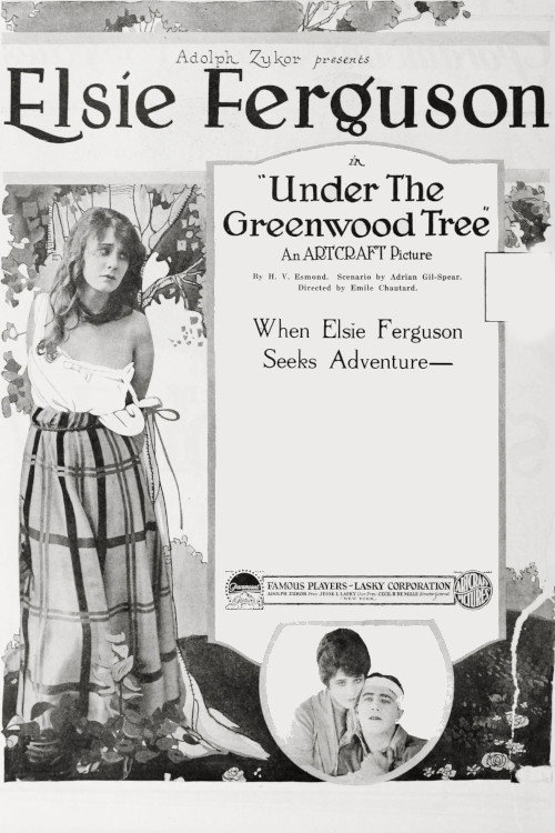 Movie poster for Under the Greenwood Tree (1918)