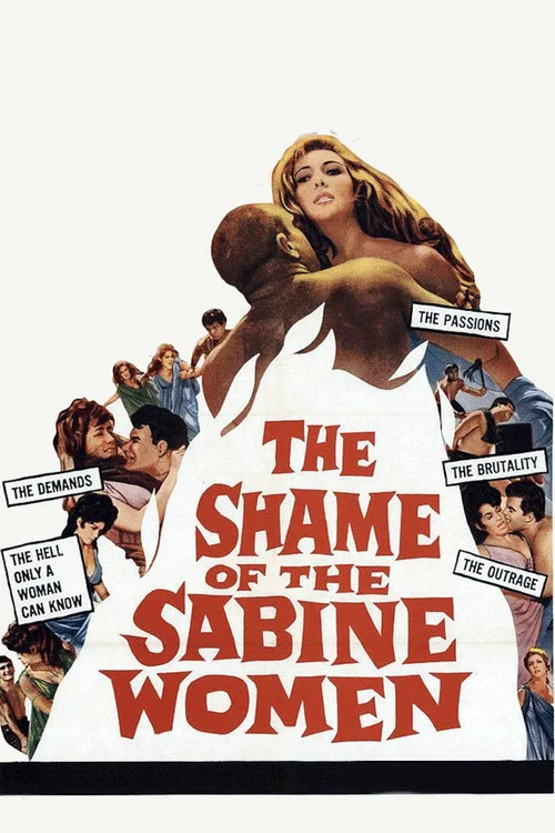 Movie poster for The Shame of the Sabine Women (1962)