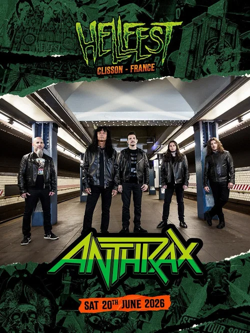 Movie poster for Anthrax - Hellfest 2026 (2026)
