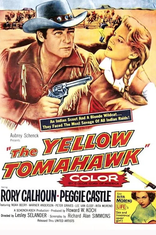 Movie poster for The Yellow Tomahawk (1954)