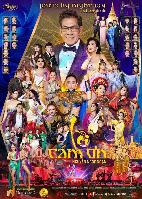 Movie poster for Paris by Night 134: In Bangkok - Nguyễn Ngọc Ngạn: Lời Cảm Ơn (2023)