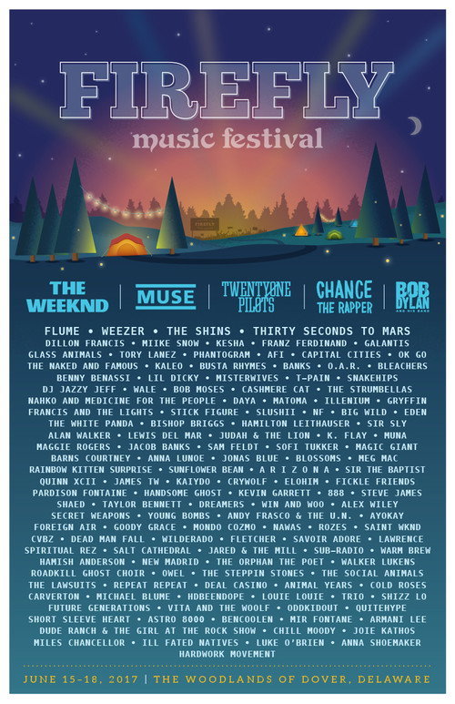 Movie poster for Muse - Live at Firefly Music Festival (2017)