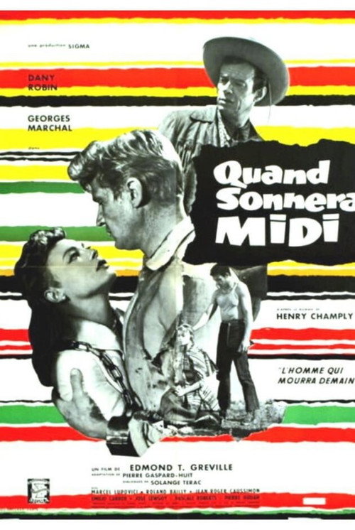 Movie poster for When Will It Strike Noon (1958)