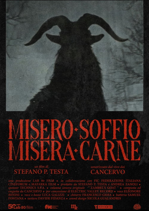 Movie poster for Misero Soffio Misera Carne (2026)