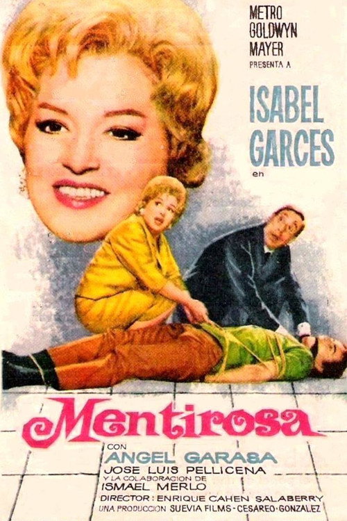 Movie poster for Mentirosa (1962)