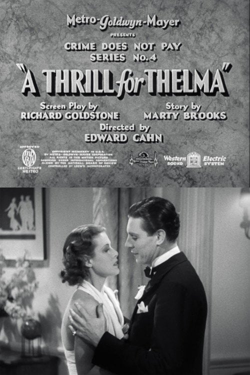 Movie poster for A Thrill for Thelma (1935)