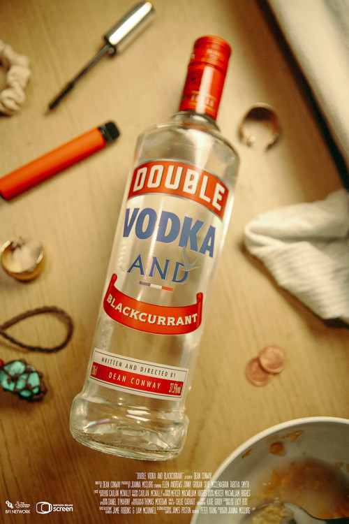 Movie poster for Double Vodka and Blackcurrant (2023)