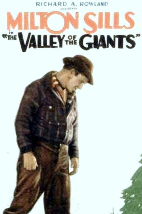 Movie poster for The Valley of the Giants (1927)