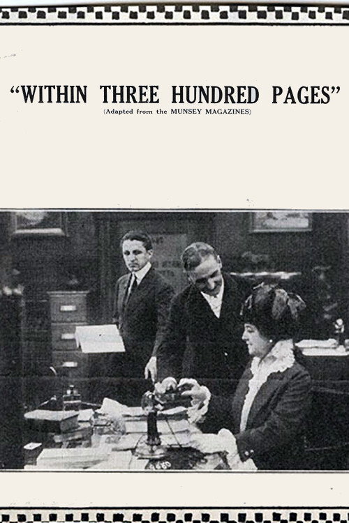 Movie poster for Within Three Hundred Pages (1914)