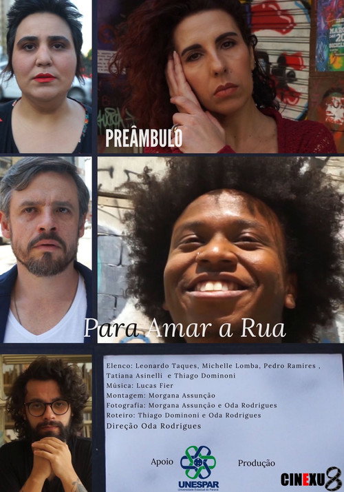 Movie poster for Preâmbulo Para Amar a Rua (2020)