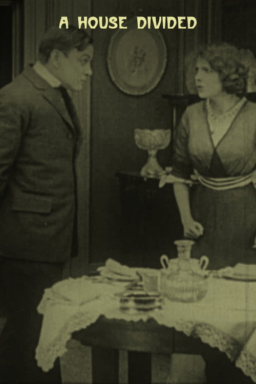 Movie poster for A House Divided (1913)