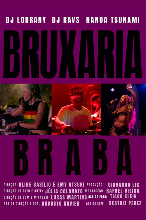 Movie poster for Bruxaria Braba