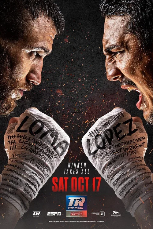 Movie poster for Vasyl Lomachenko vs. Teófimo López (2020)