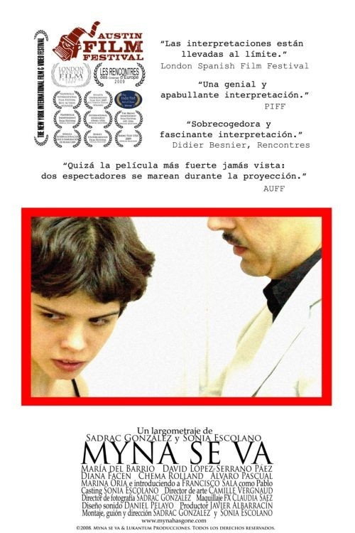 Movie poster for Myna se va (2009)