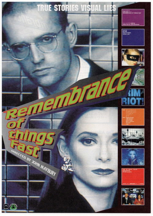 Movie poster for Remembrance of Things Fast: True Stories Visual Lies (1994)