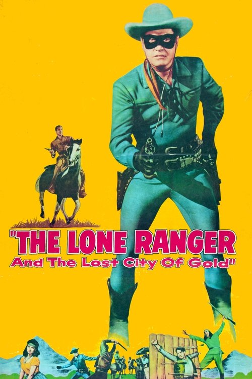 Movie poster for The Lone Ranger and the Lost City of Gold (1958)