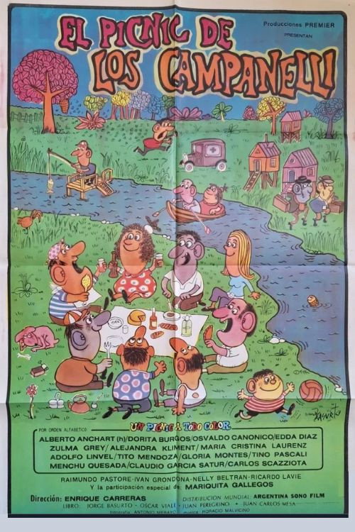 Movie poster for El picnic de los Campanelli (1972)