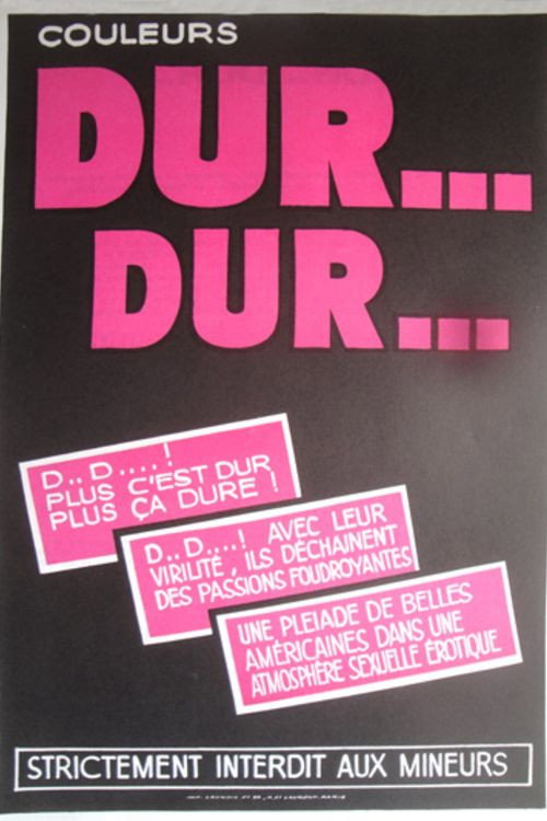 Movie poster for Dur, dur (1981)