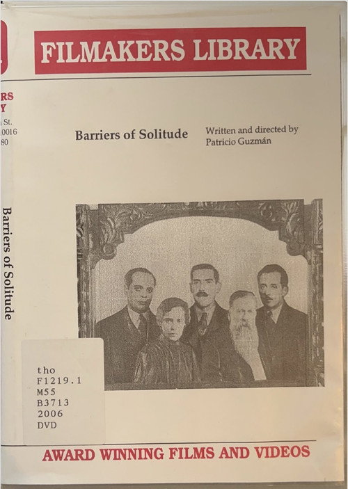 Movie poster for Barriers of Solitude (1995)